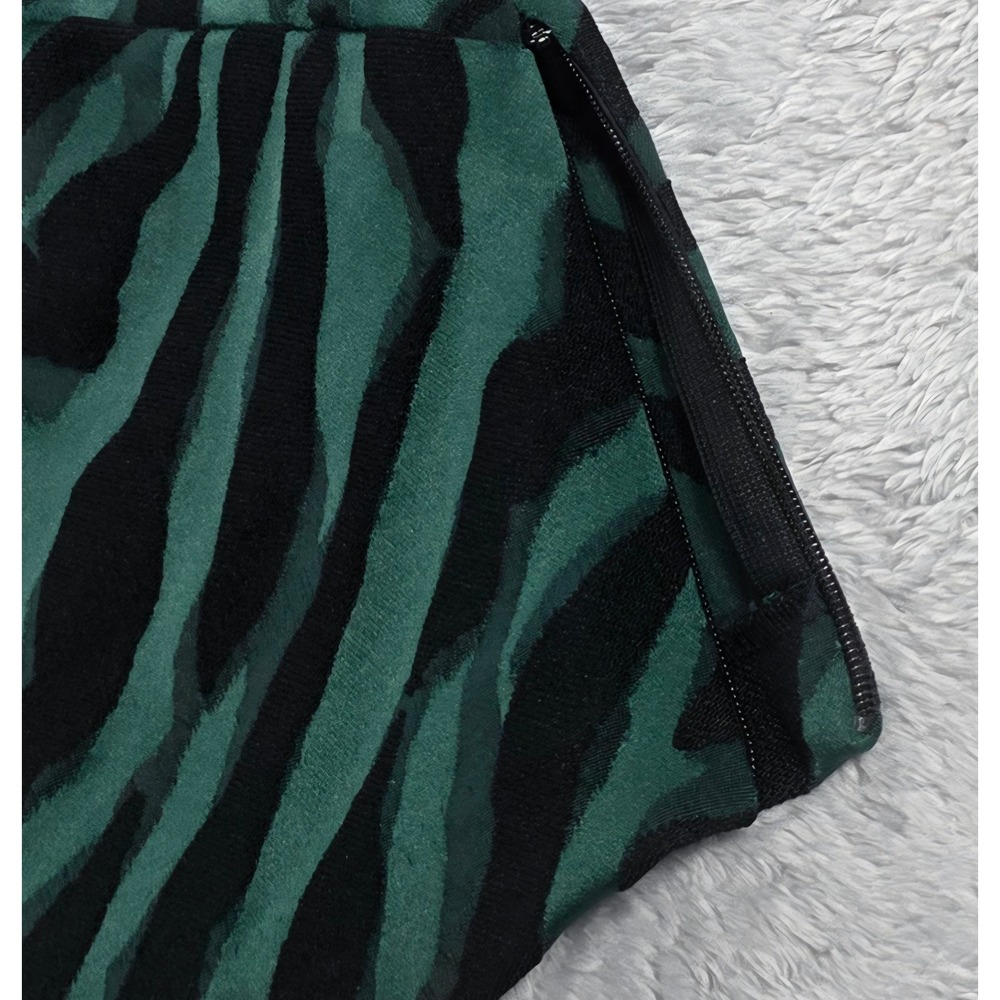 Bec + Bridge Discotheque Zebra One Shoulder Top Emerald Green 4 Womens NWT - Picture 7 of 9